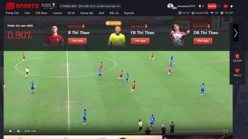 Thể thao Bsport là thế mạnh giúp nhà cái tạo dựng thương hiệu 