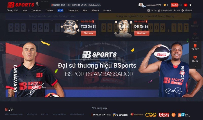 Cá cược xổ số Bsport chia làm hai sảnh chính 