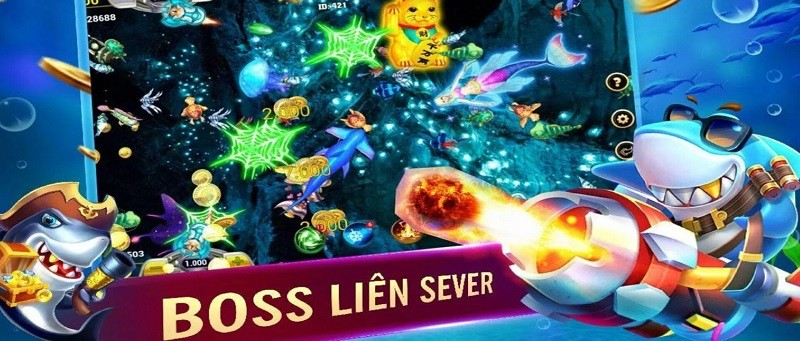 Dùng nỏ bắn cá đi trong game bắn cá đổi thưởng